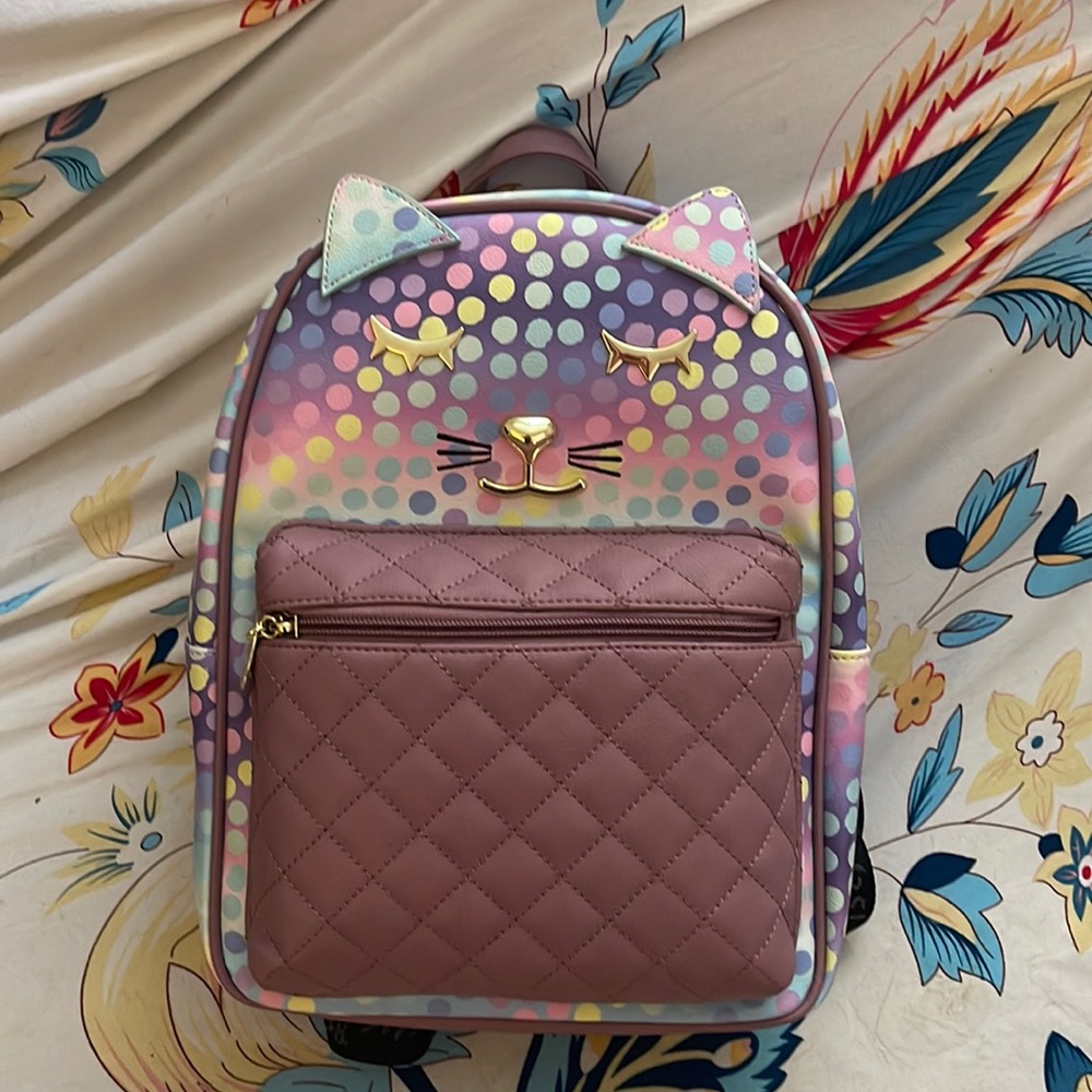 Betsey Johnson kitty backpack